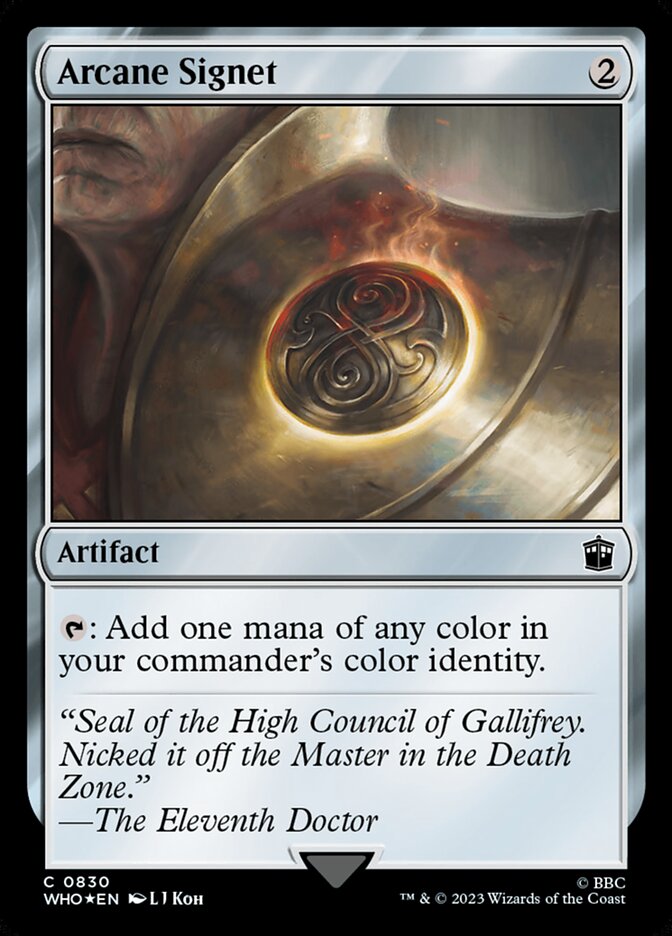 Arcane Signet 830/331 (Universes Beyond: Doctor Who)  - Surge Foil | Good Games Modbury