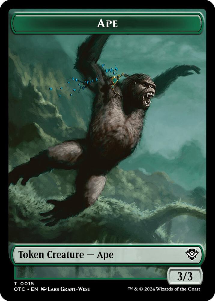 Ape Shark Double Sided Token 15 // 6 (Commander: Outlaws of Thunder Junction)  | Good Games Modbury