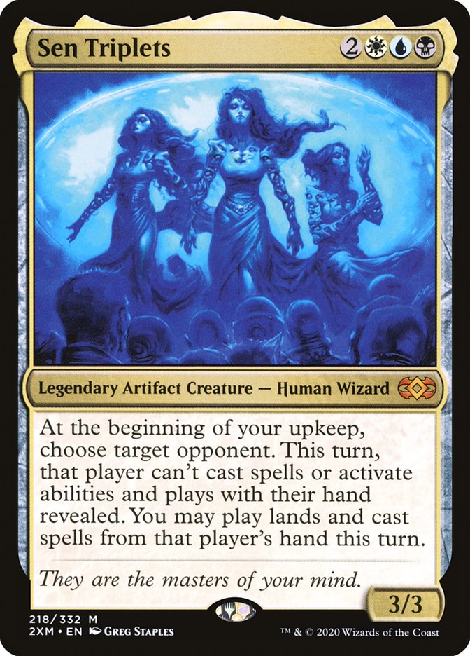 Sen Triplets 218/332 (Double Masters)  - Foil | Good Games Modbury