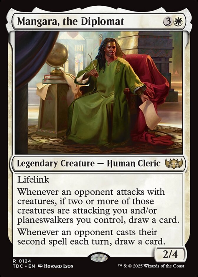 Mangara, the Diplomat 124/413 (Commander: Tarkir: Dragonstorm)  | Good Games Modbury