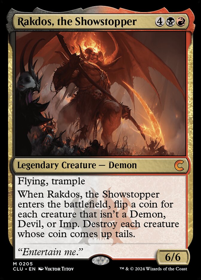 Rakdos, the Showstopper 205/284 (Ravnica: Clue Edition)  | Good Games Modbury