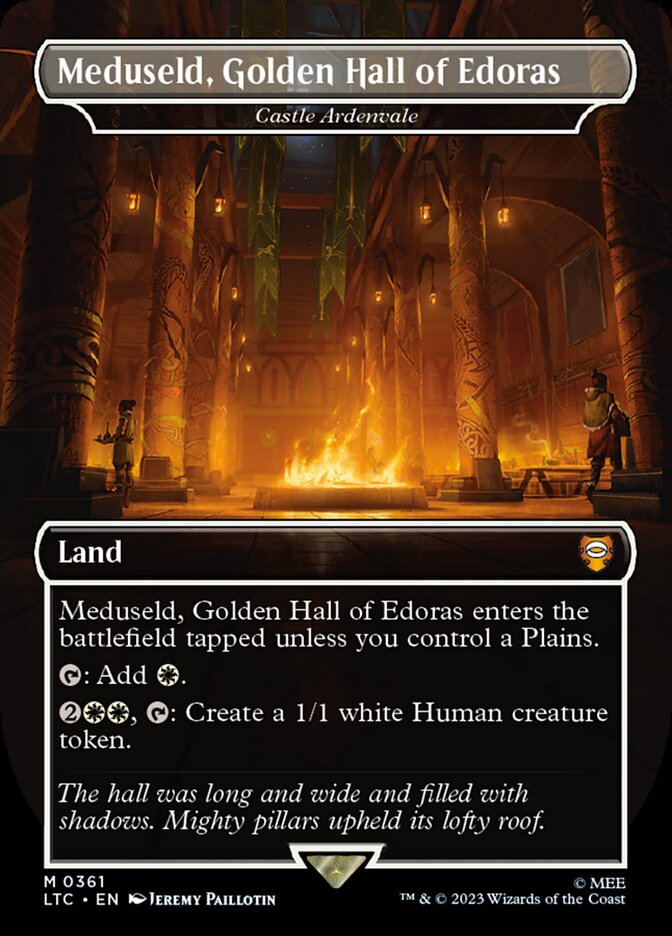 Meduseld, Golden Hall of Edoras - Castle Ardenvale 361 (Commander: The Lord of the Rings: Tales of Middle-earth)  - Borderless | Good Games Modbury