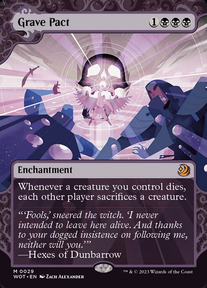 Grave Pact 29 (Wilds of Eldraine: Enchanting Tales)  - Showcase Foil | Good Games Modbury