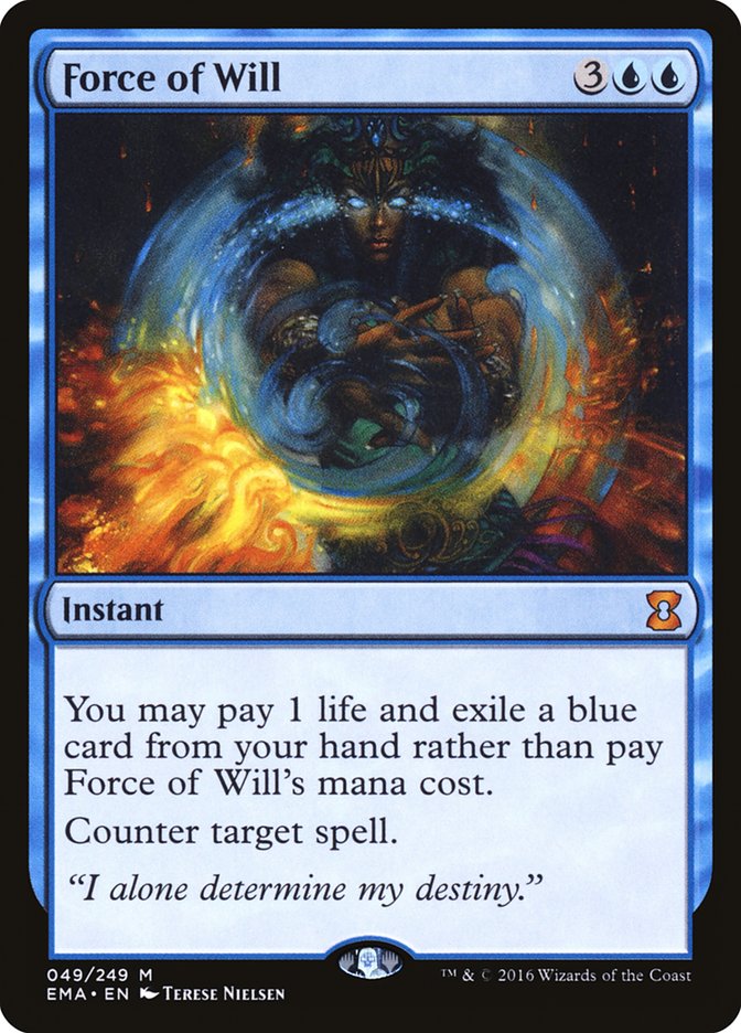 Force of Will 49/249 (Eternal Masters)  - Foil | Good Games Modbury