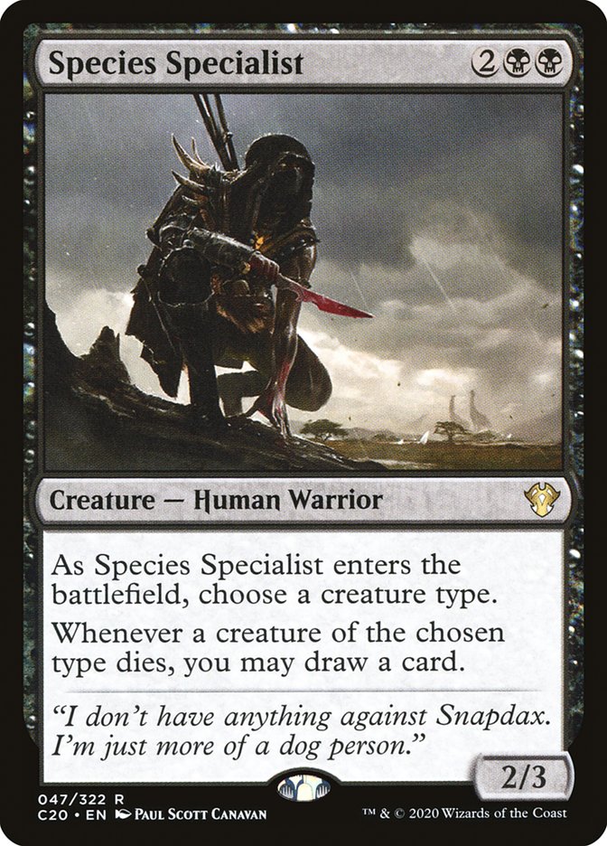 Species Specialist 47/322 (Commander 2020)  | Good Games Modbury