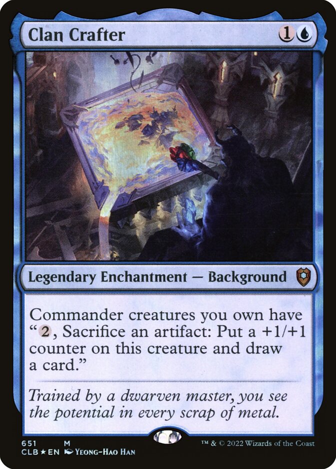 Clan Crafter 651/361 (Commander Legends: Battle for Baldur's Gate)  - Foil | Good Games Modbury