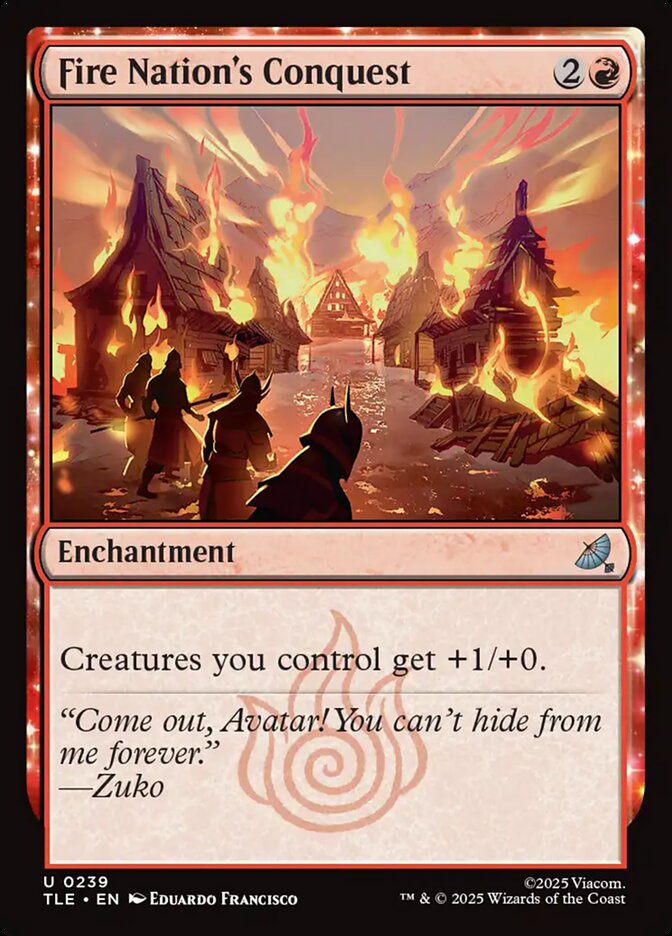 Fire Nation's Conquest 239/317 (Avatar: The Last Airbender: Eternal-Legal)  - Foil | Good Games Modbury