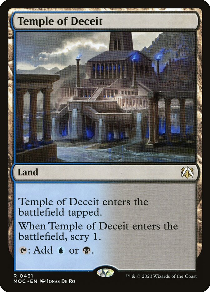 Temple of Deceit 431/444 (Commander: March of the Machine)  | Good Games Modbury