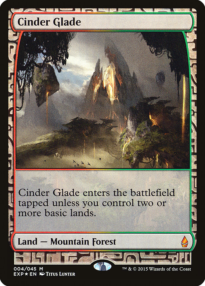Cinder Glade 4/45 (Zendikar Expeditions)  - Foil | Good Games Modbury