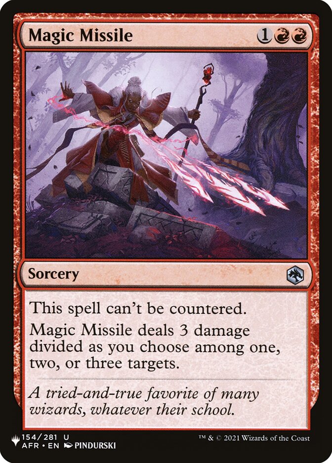 Magic Missile AFR-154/5075 (The List Reprints)  | Good Games Modbury
