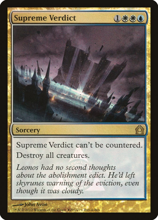 Supreme Verdict 201★/10 (Buy-A-Box Promos)  - Foil | Good Games Modbury