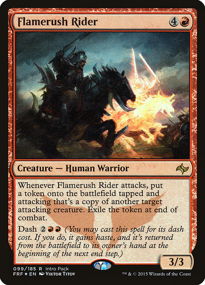 Flamerush Rider 99/43 (Unique and Miscellaneous Promos)  - Foil | Good Games Modbury
