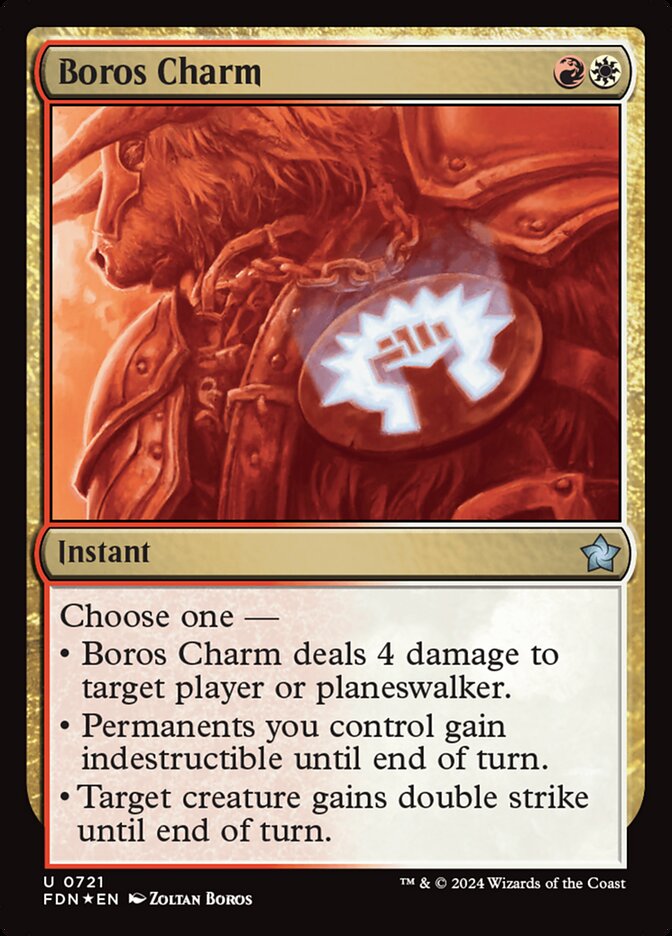 Boros Charm 721 (Foundations)  - Foil | Good Games Modbury