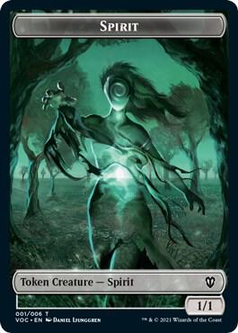 Spirit 001 Spirit 002 Double sided Token 1 // 2 (Commander: Innistrad: Crimson Vow)  | Good Games Modbury