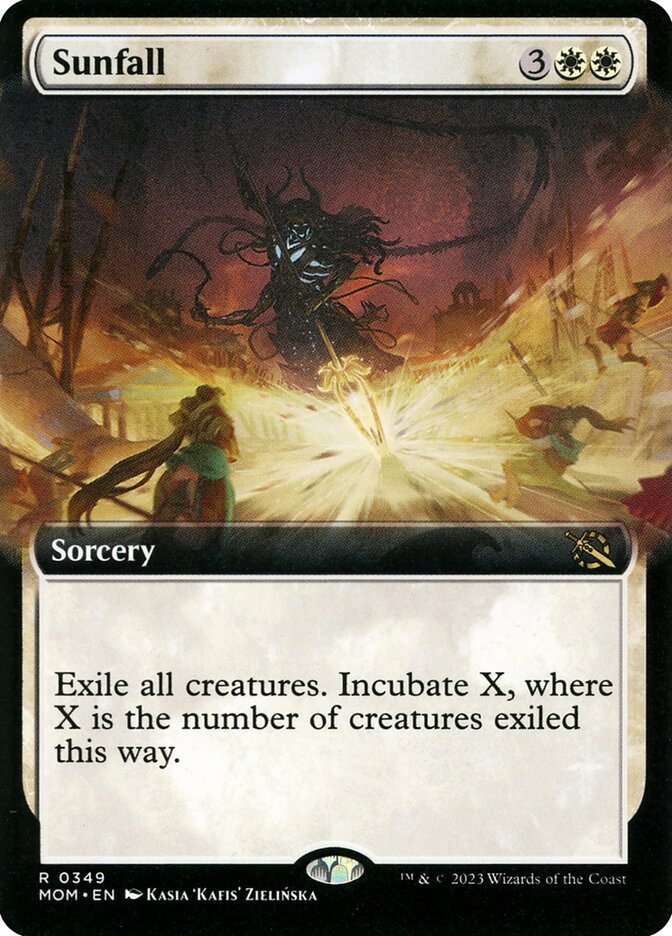 Sunfall 349/291 (March of the Machine)  - Extended Art Foil | Good Games Modbury