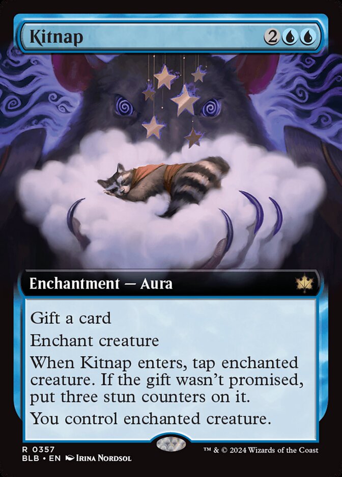 Kitnap 357/281 (Bloomburrow)  - Extended Art Foil | Good Games Modbury