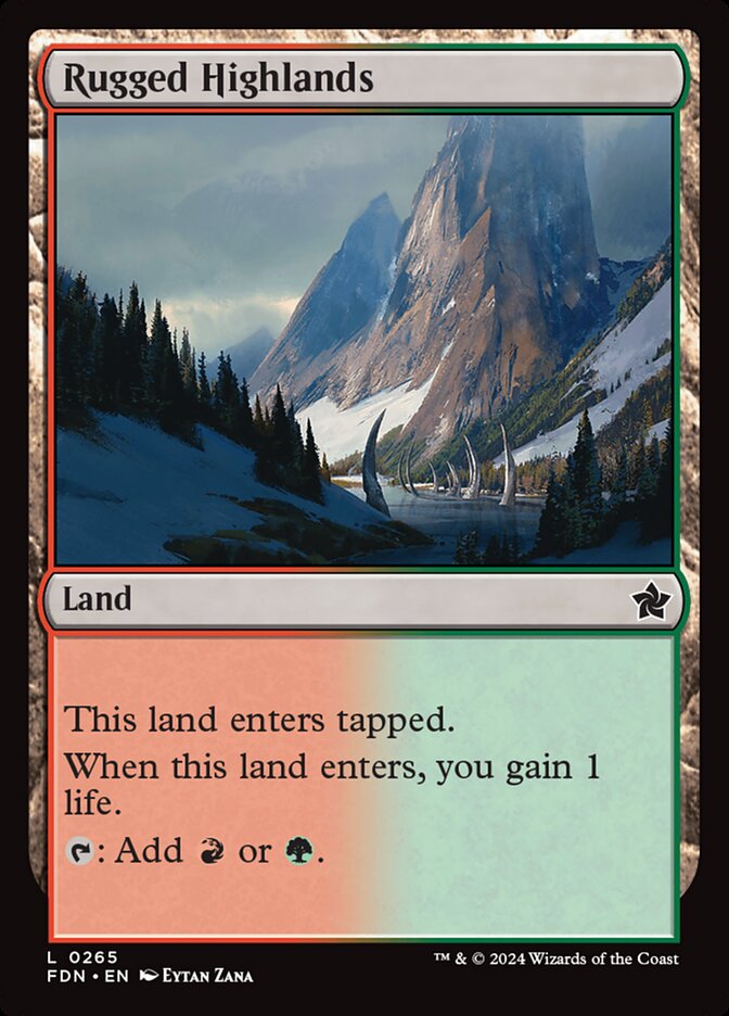 Rugged Highlands 265/291 (Foundations)  | Good Games Modbury