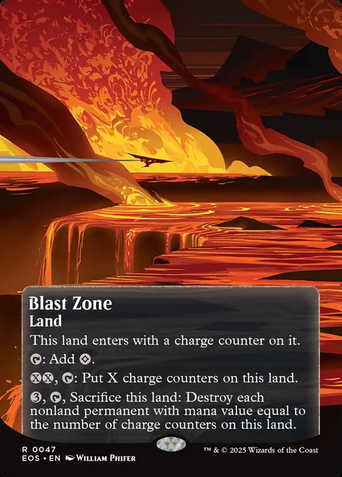 Blast Zone 47/45 (Edge of Eternities: Stellar Sights)  - Borderless Foil | Good Games Modbury