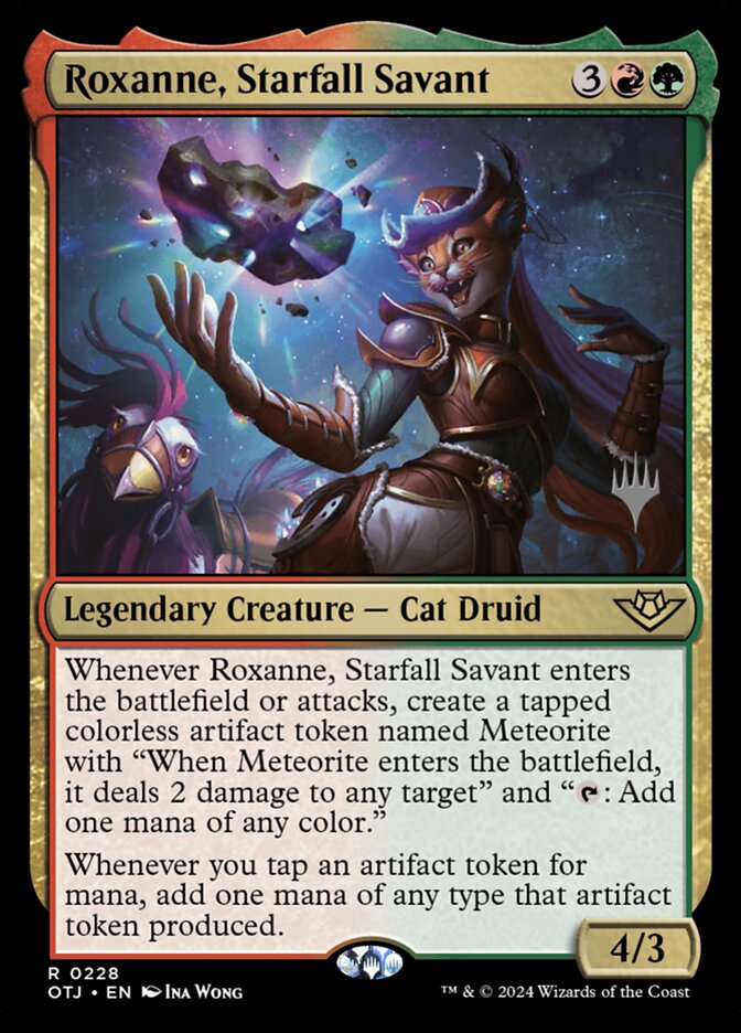 Roxanne Starfall Savant 228 (Promo Pack: Outlaws of Thunder Junction)  - Foil | Good Games Modbury