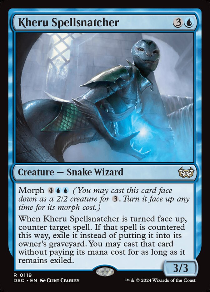 Kheru Spellsnatcher 119/40 (Commander: Duskmourn: House of Horror)  | Good Games Modbury