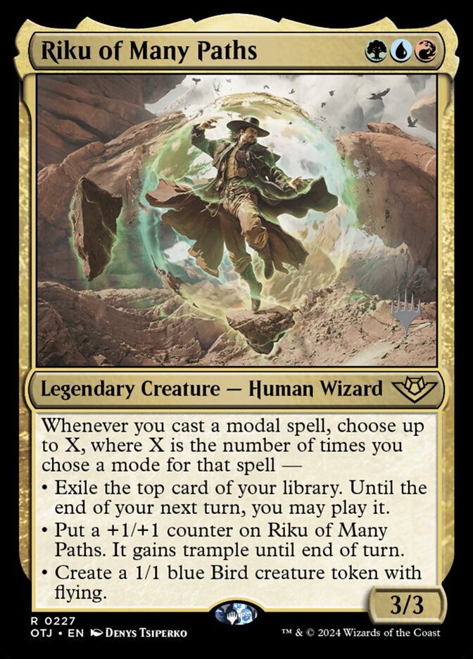 Riku of Many Paths 227 (Promo Pack: Outlaws of Thunder Junction)  - Foil | Good Games Modbury