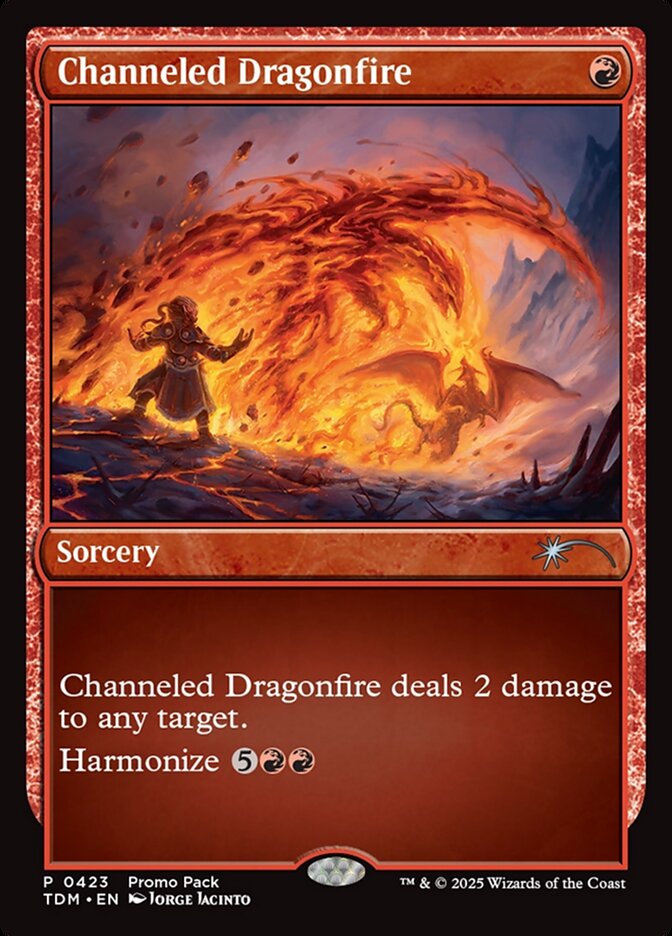 Channeled Dragonfire 423/291 (Promo Pack: Tarkir: Dragonstorm)  | Good Games Modbury