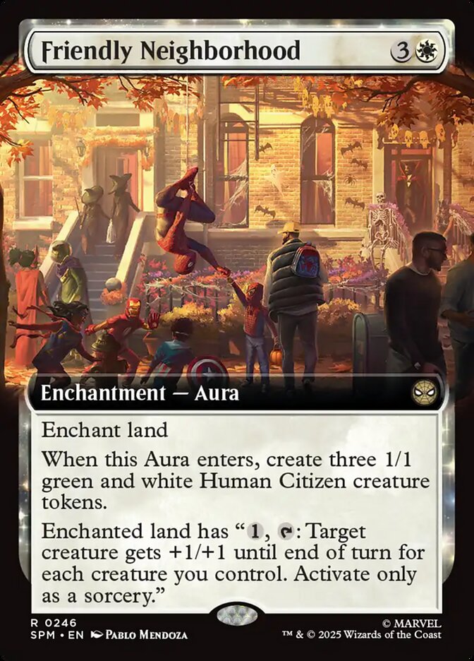 Friendly Neighborhood 246/198 (Marvel's Spider-Man)  - Extended Art Foil | Good Games Modbury