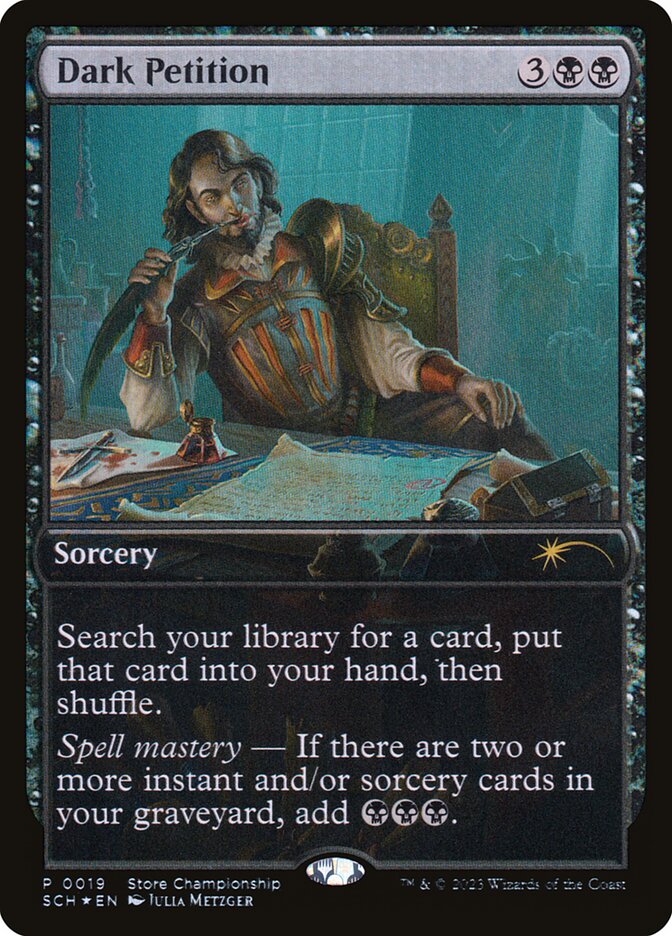 Dark Petition 19 (Game Day & Store Championship Promos)  - Full Art Foil | Good Games Modbury