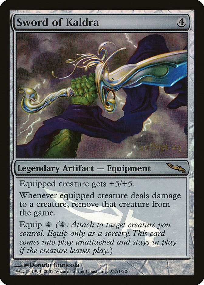 Sword of Kaldra 251★/1 (Prerelease Cards)  - Foil | Good Games Modbury