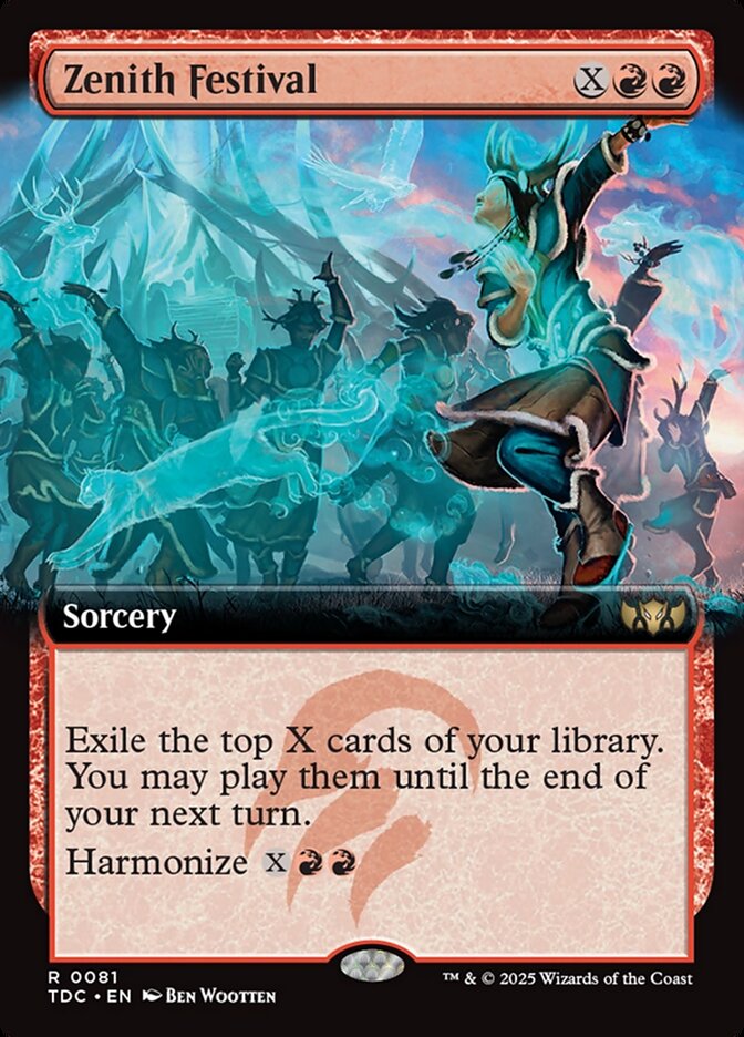 Zenith Festival 81 (Commander: Tarkir: Dragonstorm)  - Extended Art | Good Games Modbury