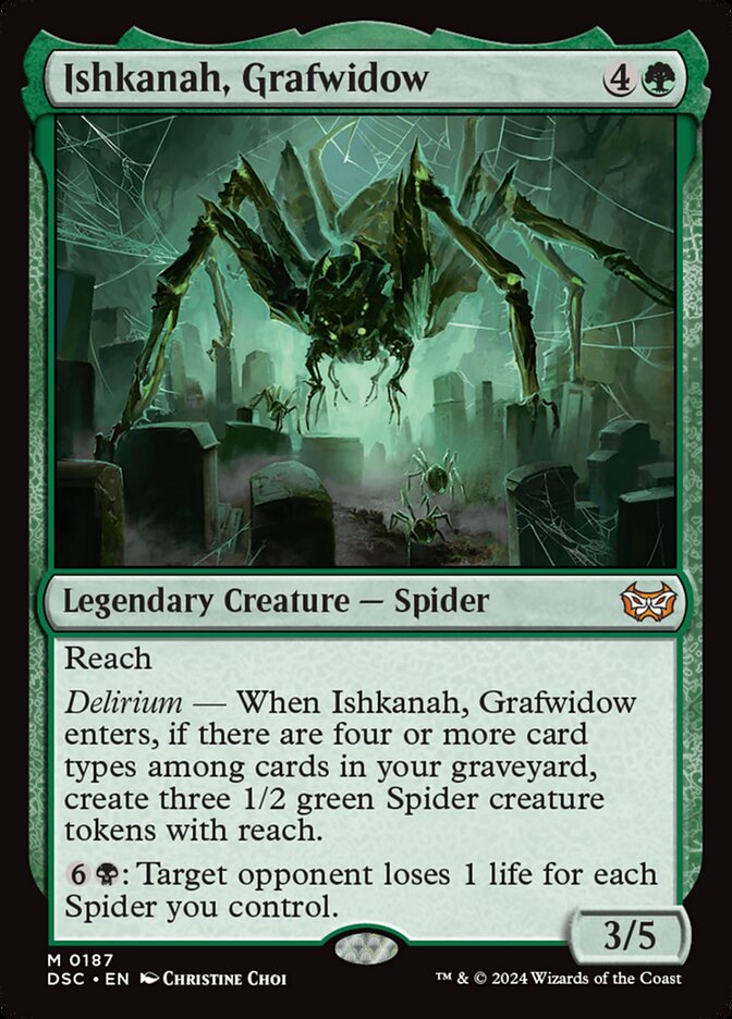 Ishkanah, Grafwidow 187/40 (Commander: Duskmourn: House of Horror)  | Good Games Modbury