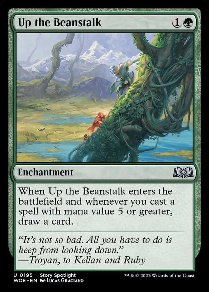 Up the Beanstalk 195/276 (Wilds of Eldraine)  | Good Games Modbury