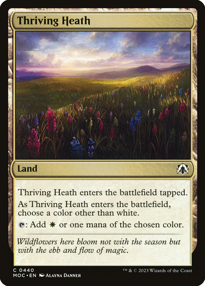 Thriving Heath 440/444 (Commander: March of the Machine)  | Good Games Modbury