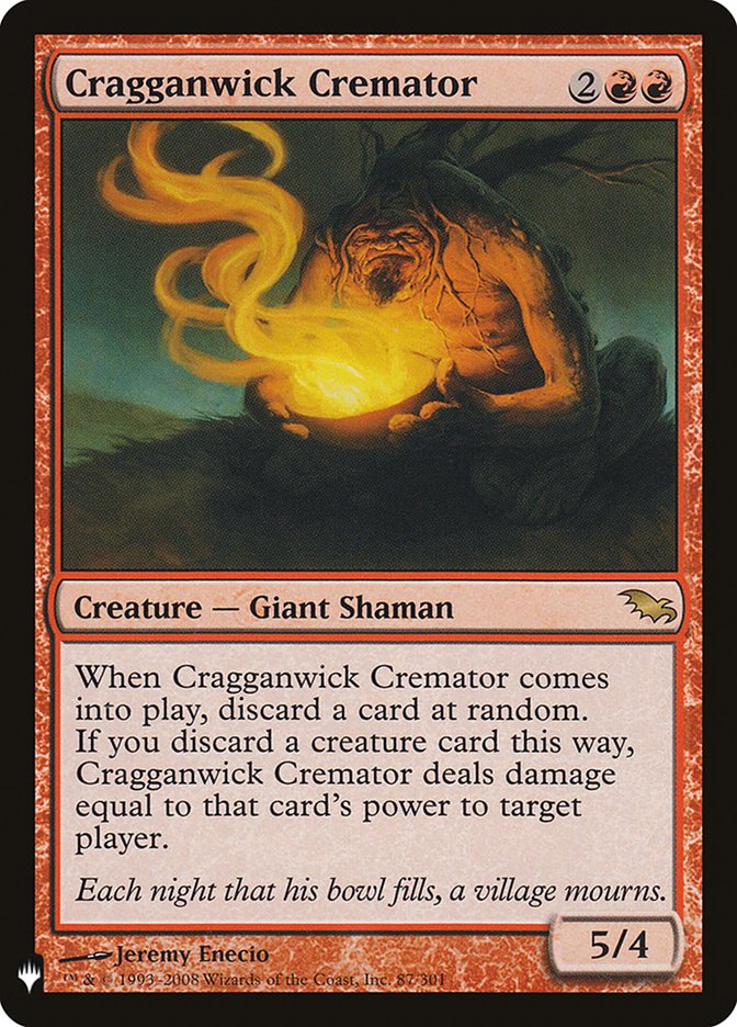 Cragganwick Cremator SHM-87/5075 (The List Reprints)  | Good Games Modbury