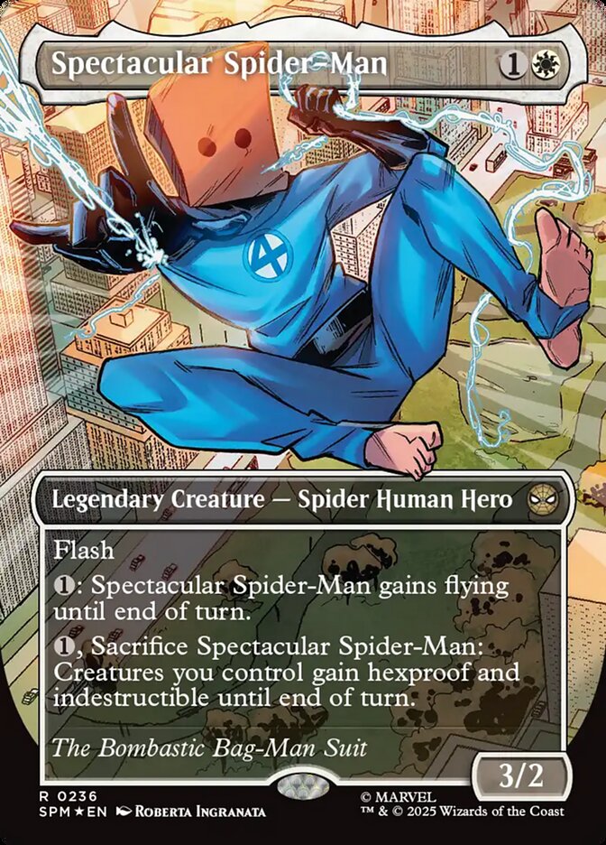 Spectacular Spider-Man 236/198 (Marvel's Spider-Man)  - Borderless Foil | Good Games Modbury