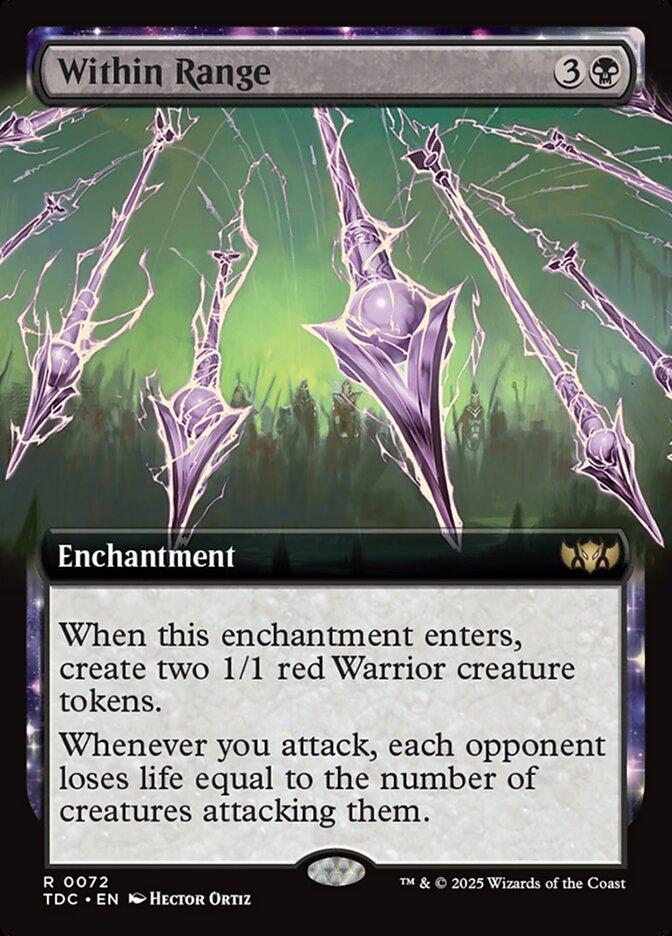 Within Range 72 (Commander: Tarkir: Dragonstorm)  - Extended Art | Good Games Modbury