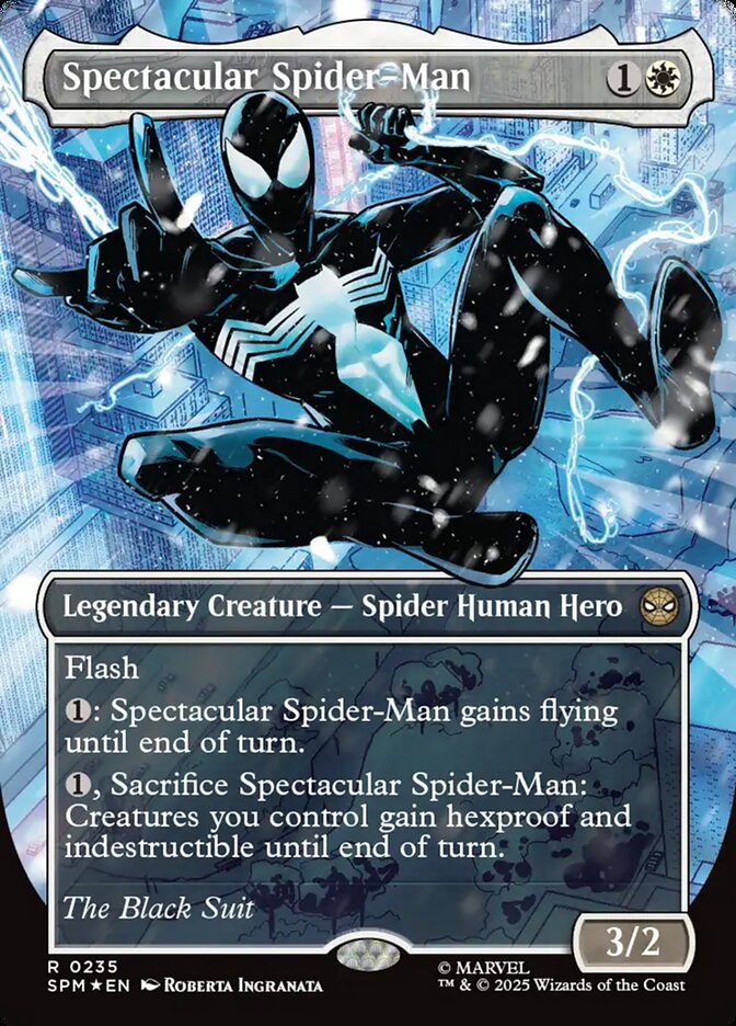 Spectacular Spider-Man 235/198 (Marvel's Spider-Man)  - Borderless Foil | Good Games Modbury