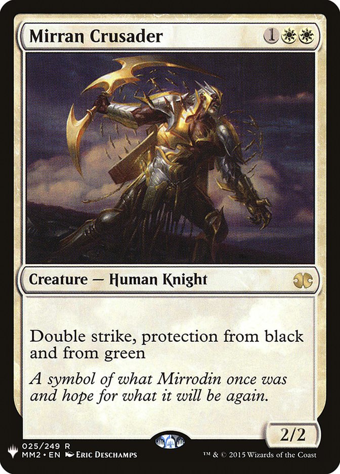 Mirran Crusader MM2-25/5075 (The List Reprints)  | Good Games Modbury