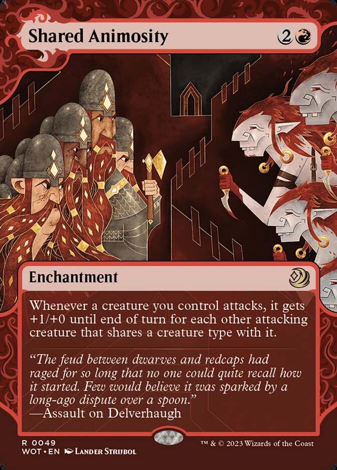 Shared Animosity 49 (Wilds of Eldraine: Enchanting Tales)  - Showcase Foil | Good Games Modbury