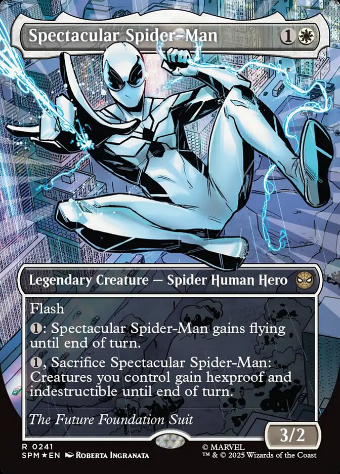 Spectacular Spider-Man 241/198 (Marvel's Spider-Man)  - Borderless Foil | Good Games Modbury