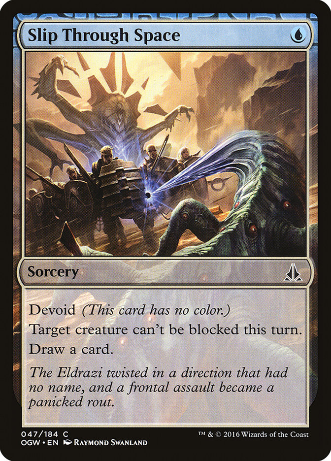 Slip Through Space 47/184 (Oath of the Gatewatch)  - Foil | Good Games Modbury