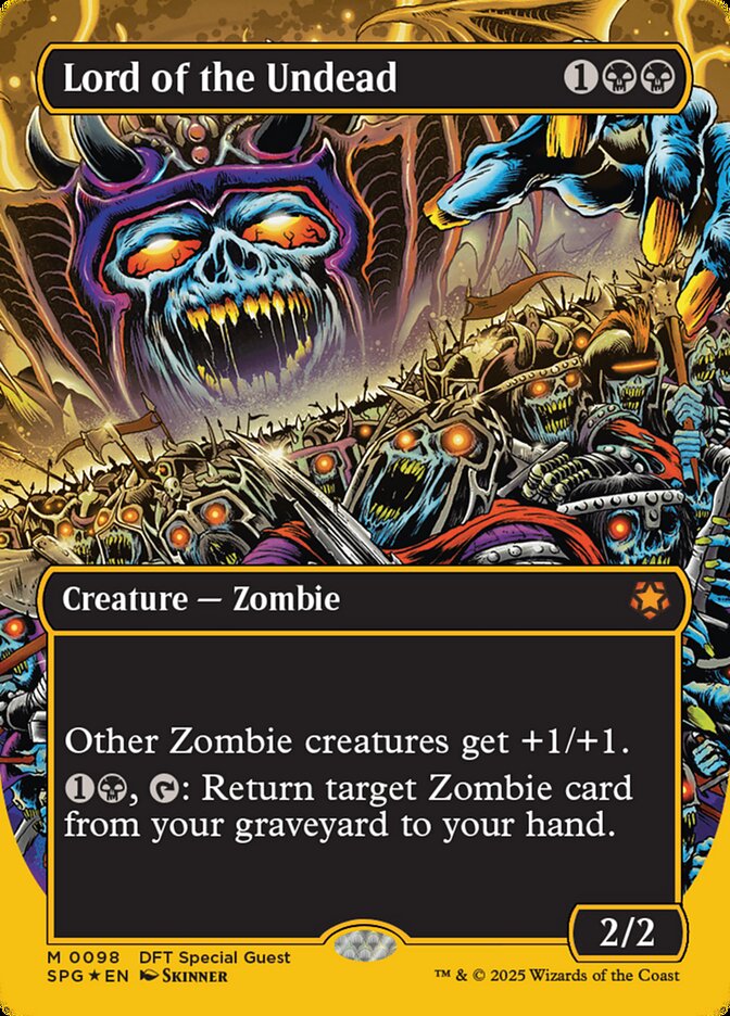 Lord of the Undead 98/0 (Special Guests)  - Borderless First-Place Foil | Good Games Modbury