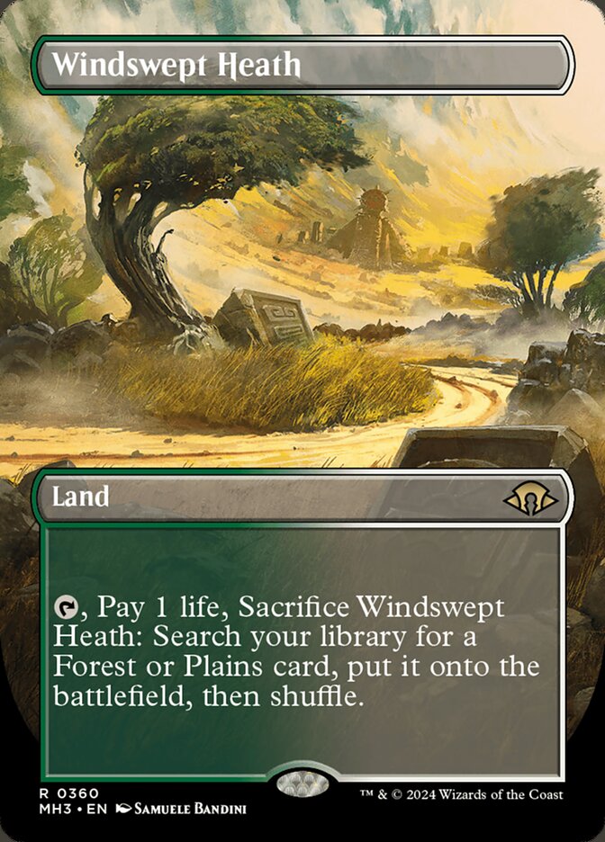 Windswept Heath 360 (Modern Horizons 3)  - Borderless | Good Games Modbury