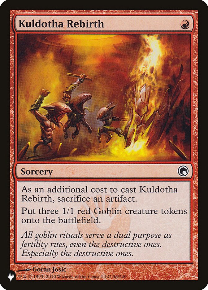 Kuldotha Rebirth SOM-96/5075 (The List Reprints)  | Good Games Modbury