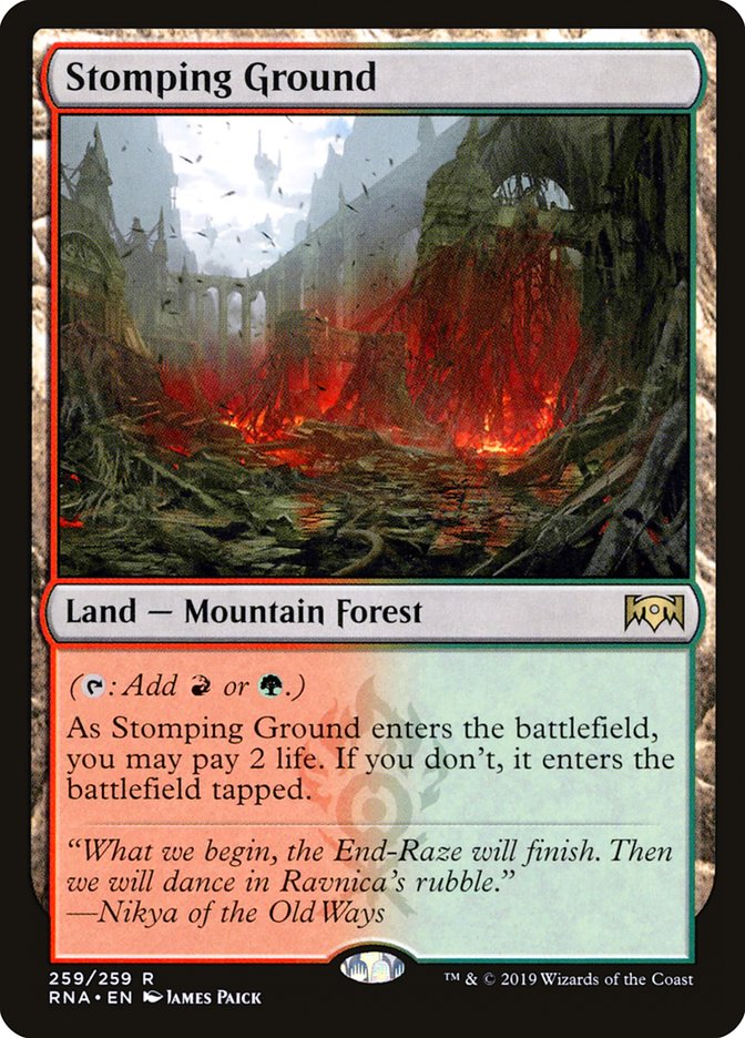 Stomping Ground 259/259 (Ravnica Allegiance)  | Good Games Modbury