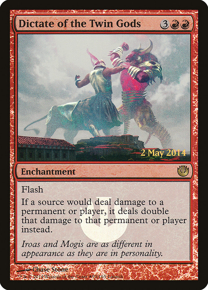 Dictate of the Twin Gods 93 (Launch Party & Release Event Promos)  - Foil | Good Games Modbury