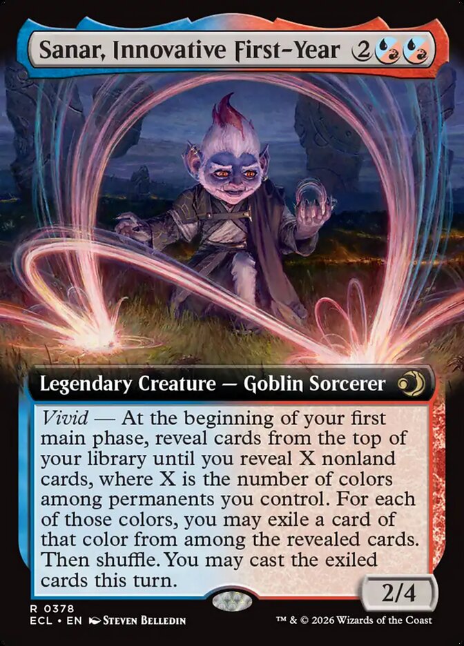 Sanar, Innovative First-Year  378 (Lorwyn Eclipsed)  - Extended Art Foil | Good Games Modbury