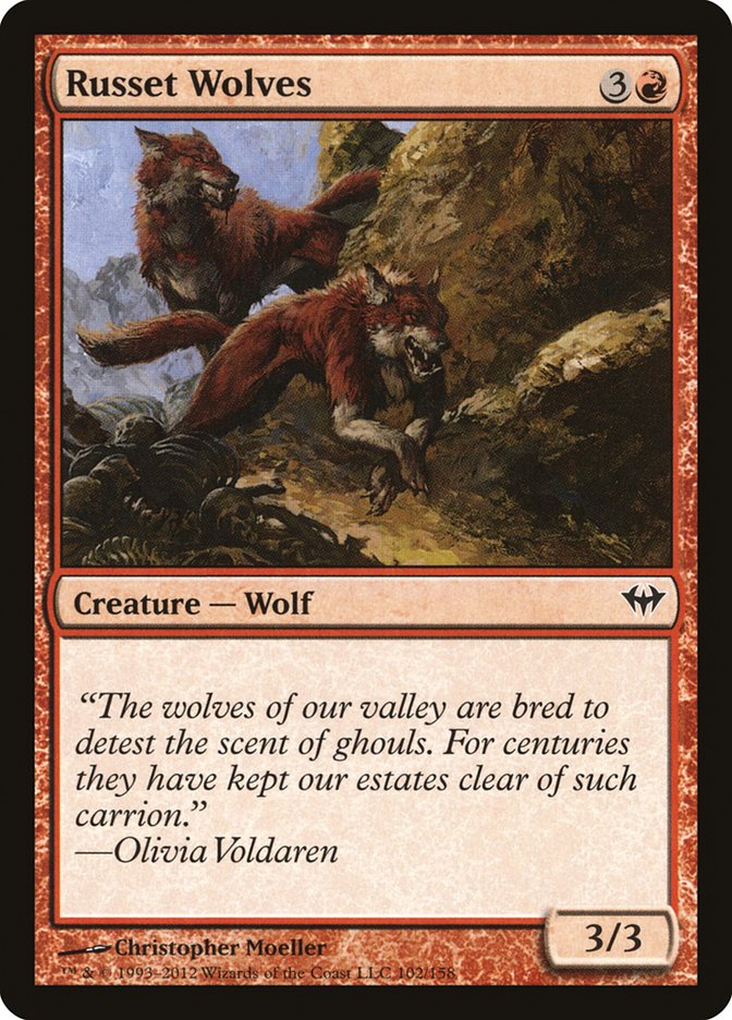 Russet Wolves 102/158 (Dark Ascension)  | Good Games Modbury