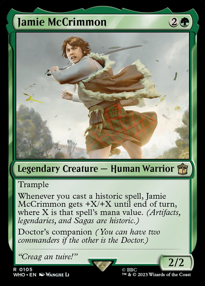 Jamie McCrimmon 105/331 (Universes Beyond: Doctor Who)  - Foil | Good Games Modbury