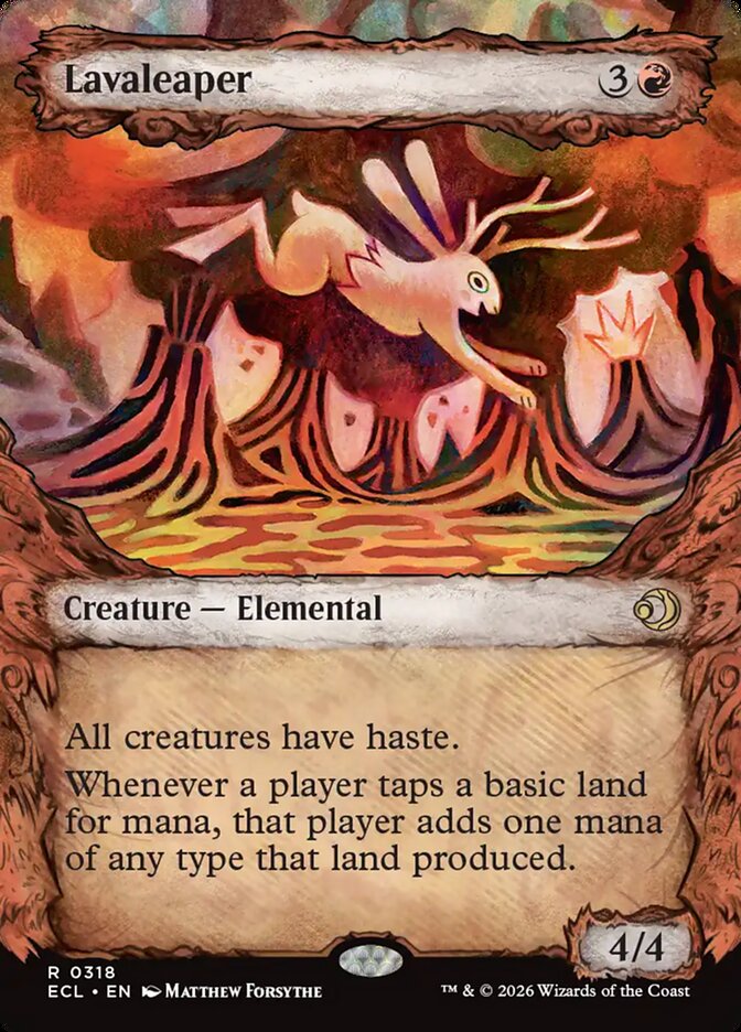 Lavaleaper  318 (Lorwyn Eclipsed)  - Showcase Foil | Good Games Modbury